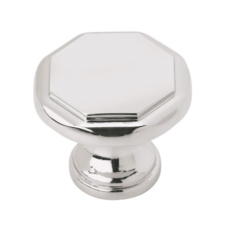Amerock Torrance 1-3/16 inch (30mm) Length Polished Chrome Cabinet Knob, 10PK 10VMP3733526