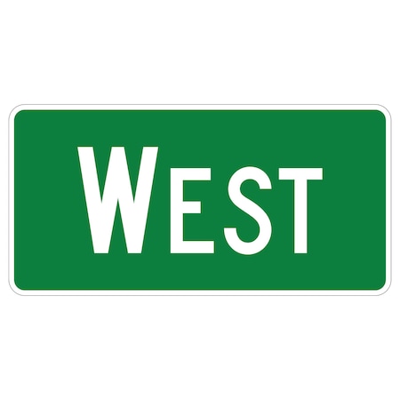 Sign Solutions Usa Traffic Sign, 36 in Width, Aluminum Sign, Horizontal Rectangle DUS06DWT3618M3-4GW