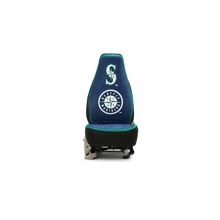 Coverking UNIVERSAL SEAT COVER ULTI-SUEDE WITH SEATTLE MARINERS LOGO HPTZXE