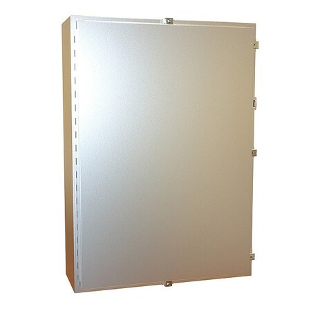 Hammond Clamps Electrical Enclosure, 42 in H, 10 in D, 30 in W, 12, 13, 3R, 4, 4X, Stainless Steel 1418N4SSO10