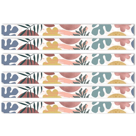Teacher Created Resources Wonderfully Wild Straight Border Trim, 35 Feet Per Pack, 6PK TCR6686