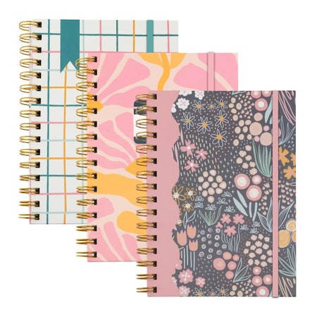 C-Line Products Signature Series Journals, Assorted Designs, 3 journals 24002
