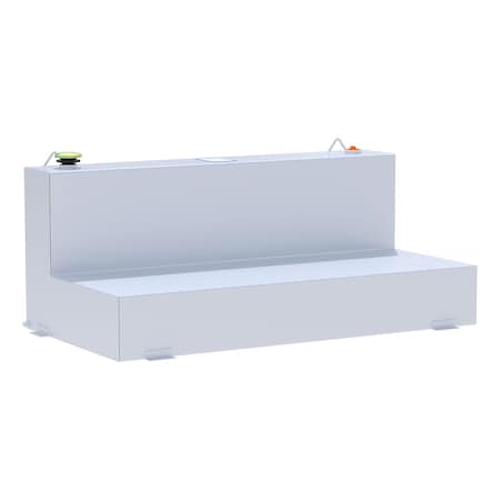 Uws Stl Transfer Tank, L-Shape, White, 100gal. ST-100-L-W