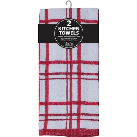 Kay Dee Designs Cinnabar Terry Kitchen Towel, 2PK R6458