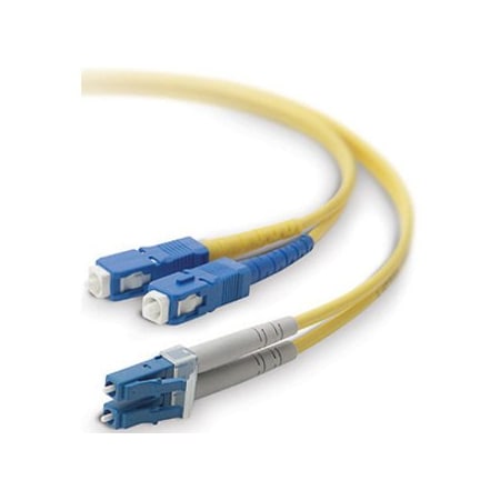 Belkin Duplex Fiber Optic Cable Lc/Sc;8.3/125; 10 Meters F2F802L7-10M
