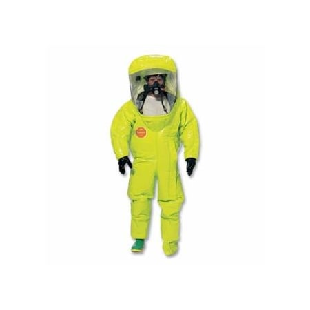 Dupont Tychem TK EncapsulateD A Suit Entry, Lime Yellow, XL, Sock Boots 251-TK554T-XL