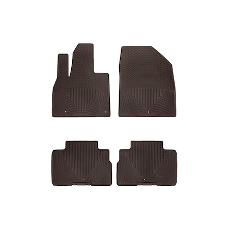 Weathertech Cocoa, Front and Rear All Weather Floor Mats W570CO-W571CO