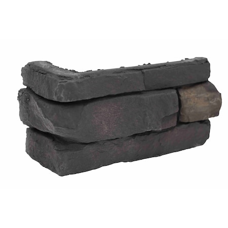 Msi Denali Anthracite Manufactured Concrete Natural Stacked Stone Corner Wall Tile 4 Sq. Ft. Per Box ZOR-LSC-0221