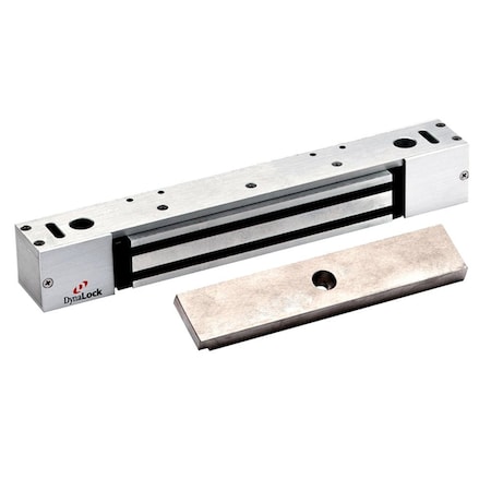 Dynalock Single Electromagnetic Lock Outswing, Door Status Monitor, Dynastat Force Sensor, 12/24VDC 2268-10 DSM DYN