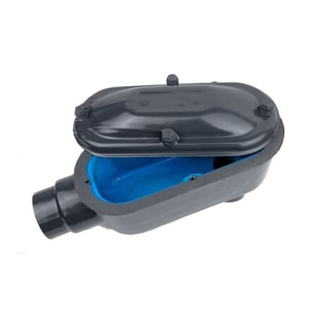 Abb COND BODY LB FORM8 UL4X 3/4IN GRAY LB28-4X-G