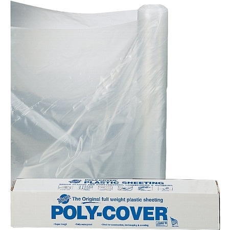 Orgill Poly Poly Film, 100 ft L, 20 ft W, Clear 6X20-C