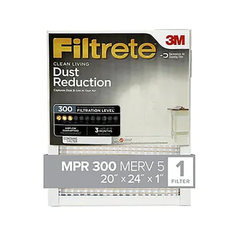 Filtrete Dust Reduction Pleated Air Filter, 20x24x1 326-4