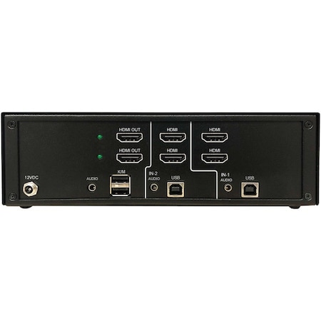 Tripp Lite SECURE KVM SWITCH 2-PORT DUAL HEAD HDMI TO HDMI 4K NIAP PP4.0 B002-H2A2-N4