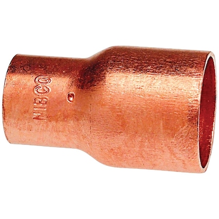 Nibco 1-1/2'' x 1-1/4'' Reducing Copper Coupling with Stop W00815C