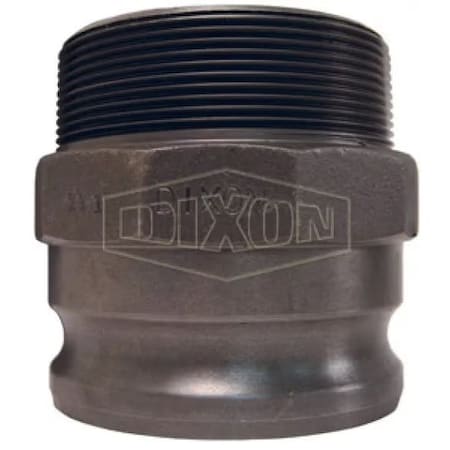 Dixon Boss-Lock Type F Cam and Groove Adapter, 3 in, Male Adapter x MNPT, Malleable Iron 300-F-MI