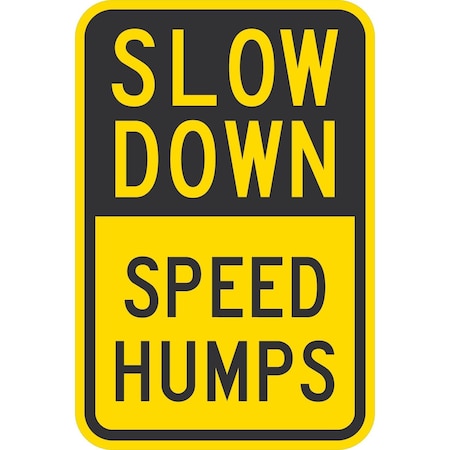 Lyle Slow Down Speed Humps, 12x18, Engineer Grade, Yellow G-3638-EG_12x18