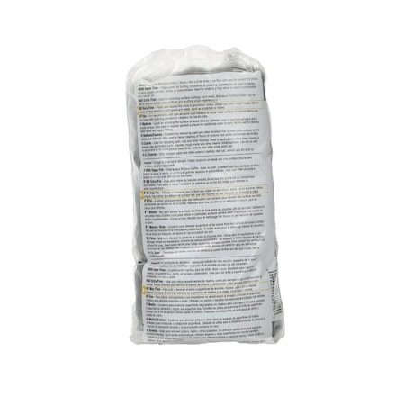 Norton Co 07660768114 Steel Wool, 2-1/2 in L, 4 in W, 00 Grit, Very Fine 68114