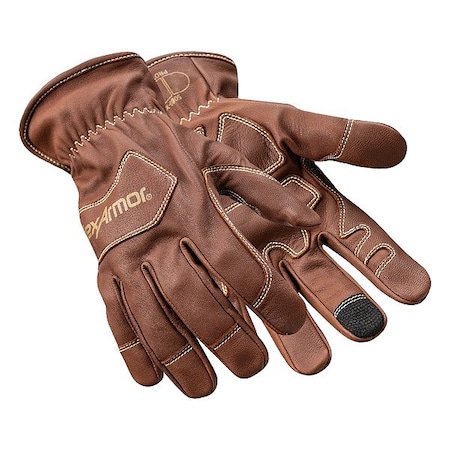 Hexarmor Safety Gloves, Brown Cuff, PR 5080-L (9)