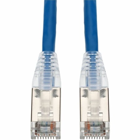 Add-On 100FT BLUE CAT 6 SHIELDED PVC ETHERNET CABLE SNAGLESS EASY CLEAR BOOT TAA RJ-45 ADD-100FCAT6S-BE-TAA