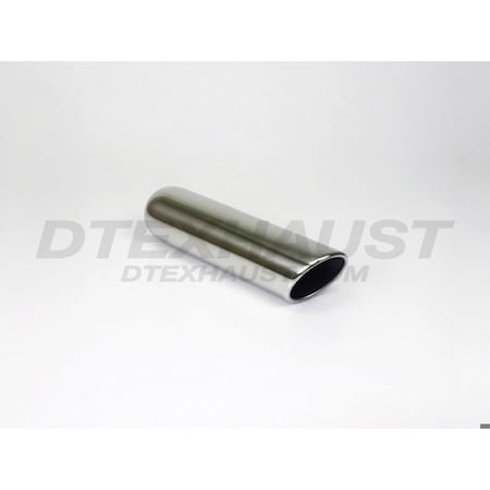 Different Trends 3.00IN ROLLED ANGLE TEXAS EXHAUST TIP 2.25IN ID / 3.00IN OD DT-243012RAC