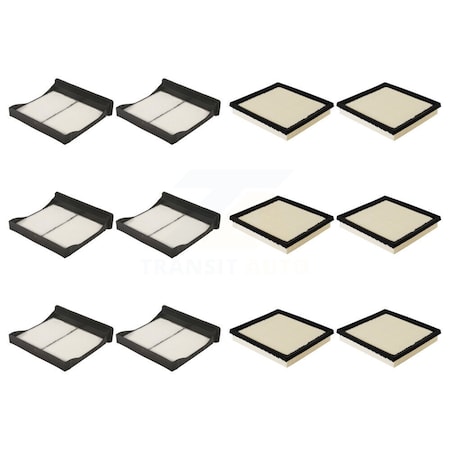 Pur 6x Air + 6x Cabin Filter 12 Total Kit For Subaru Crosstrek KFL