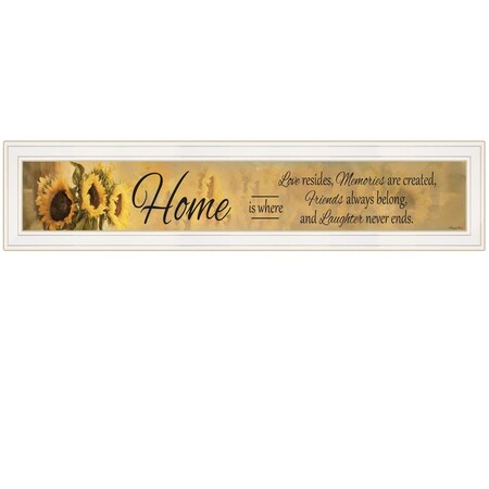 Homeroots Home ISE 1 White Framed Print Wall Art 405560