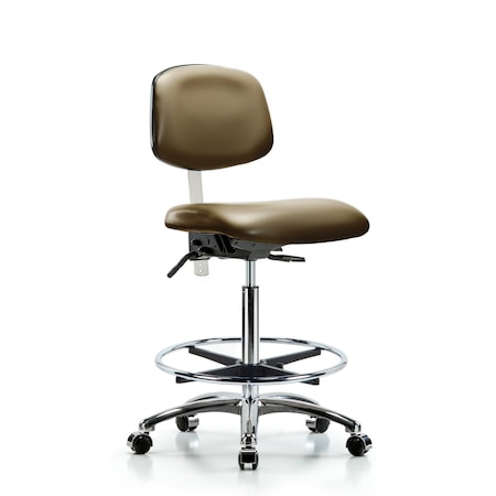 Blue Ridge Ergonomics Vinyl Clean Room Chair BR-NCR-VHBCH-CR-T0-A0-CF-CC-8809