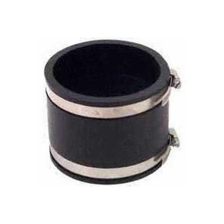 Fernco Flexible Coupling, 8 in, PVC, 4.3 psi Pressure P1056-88