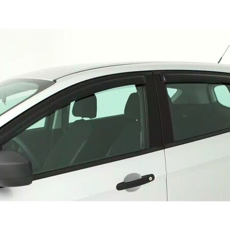 Ventshade Rainguards, Outside Channel, Tape-On, Smoke, Acrylic, Set Of 4 94741