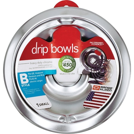 Range Kleen Electric 6 Style B Round Chrome Drip Pan 119A