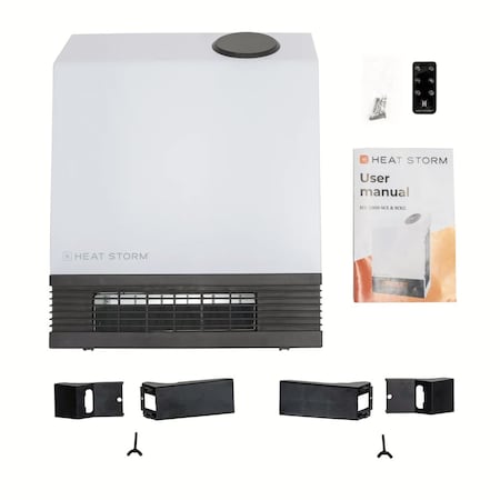 Heatstorm 1000 Watt Wave Floor to Wall Infrared Space Heater HS-1000-WA