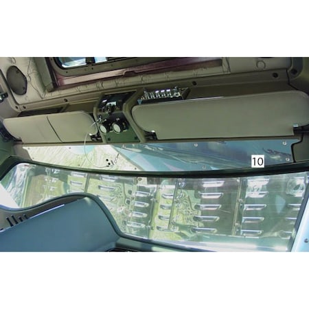 Replacement For Kenworth T600 Aerocab Year 1998 Stainless Steel Lower Accent Headliner Trim