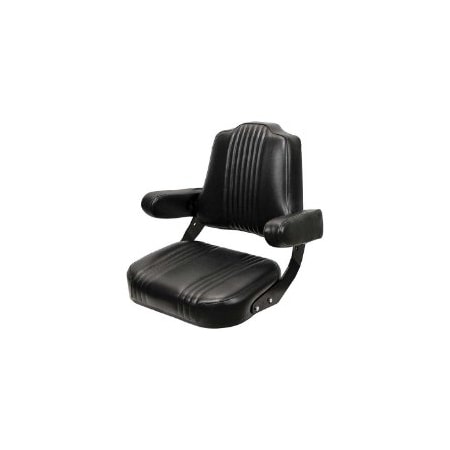 Uni Pro International Harvester 56/66 Original Seat Assembly, Pleated Black Vinyl 7745