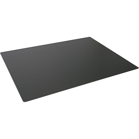 Durable Office Products Contoured Edge Desk Mat, 19.69'' x 25.59'', Black 713301