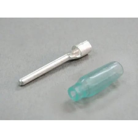 Nichifu Non-Insulated Pin Terminals with Insulation Cap, TC/ST Type, AWG 22-16 TC 1.25-13.5V-ST-C