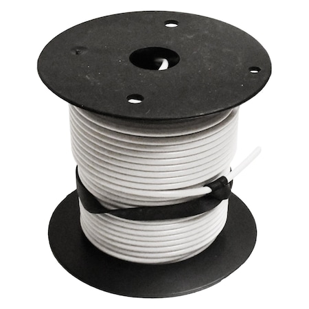 Auveco Primary Wire 16 Gauge White 100 Feet 12430