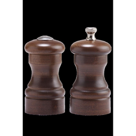 Chef Specialties 4 in. Capstan Pepper Mill Salt Shaker Set 4100