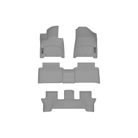 Weathertech Grey, Front, Rear and Rear Floorliners 461865-1-5-3