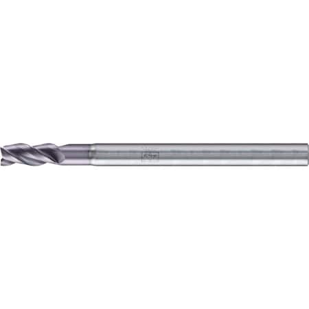 Pferd PFERD Chamfered End Mill, 3 flutes, 1/8'' Dia, 1/4'' APMX, 1-1/2'' OAL, cylindrical shank 23003030