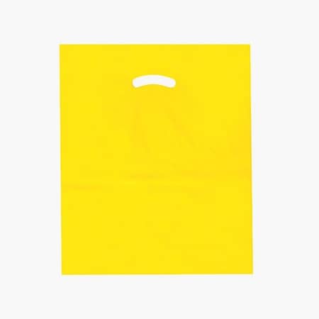 Nashville Wraps Yellow Super Gloss 15x18x4Plastic Bags, 1.25 mil, 500PK SG2YE