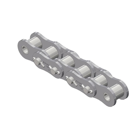 Senqcia Hi-Max Cottered Standard Roller chain, 10 ft OAL, 3 P, 1-7/8 Dia x 1-7/8 in W Roller 240HMCB