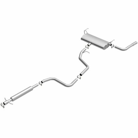 Bre Exhaust Exhaust System, Aluminized Steel; With Mufflers; 2-1/4 Inch Pipe Diameter; Single Exhaust 106-0259