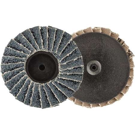 Auveco 2in Mini Zirconia Flap Disc - 40 Grit - Type 1, 3PK 22641