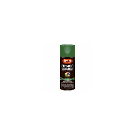 Krylon Fusion All-In-One Spray Paint + Primer, Satin Grass, 12-oz. K02751007