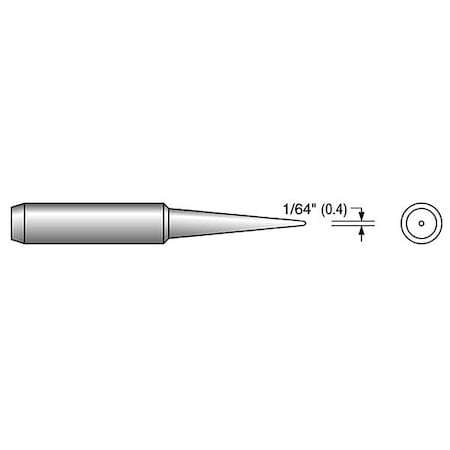 Plato Soldering Tip, 1/64 in rounded tip, 900M-T-LB, For Use With Hakko FX-888E, FX-8801, 936 and 937 HS-4786
