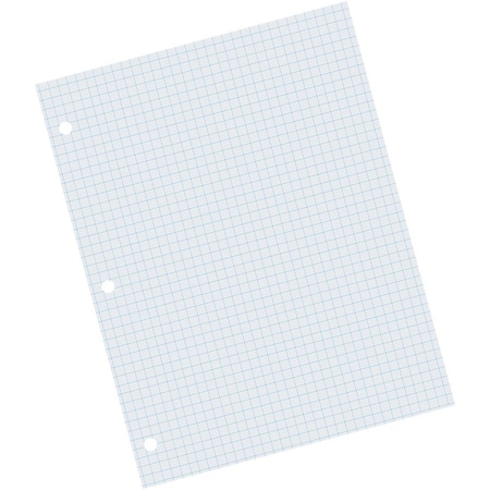 Pacon Graphing Paper, White, 1/4in Ruled, Letter, 500 Sheets, PK2 P2414