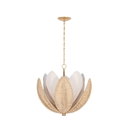 Corbett Lighting Costa Brava 5 Light Chandelier in Vintage Gold Leaf 513-24-VGL