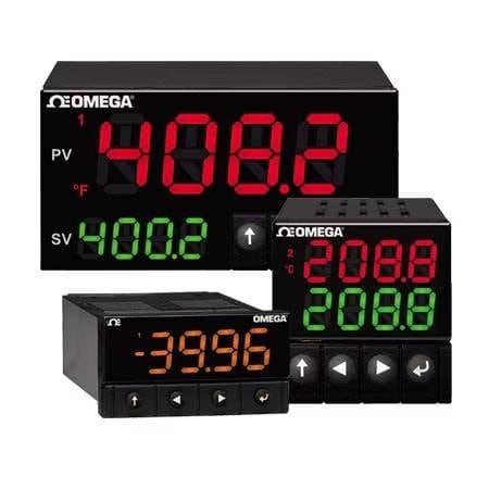 Omega Temp/Proc Controller: Platinum Series, 1/32 DIN Size, B/C/E/J/K/R/S/T, PID, 0°C to 50°C CN32PT-330