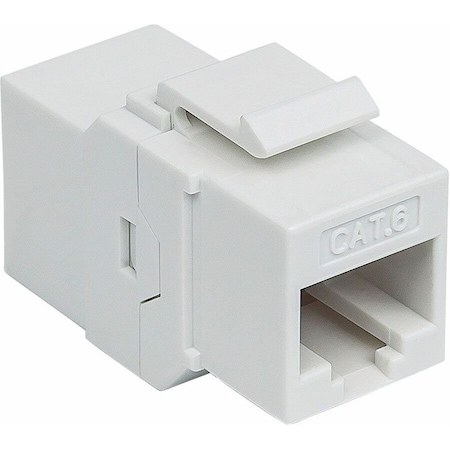 Intellinet Network Solutions Cat6 In-Line White Keystone Jack 505147