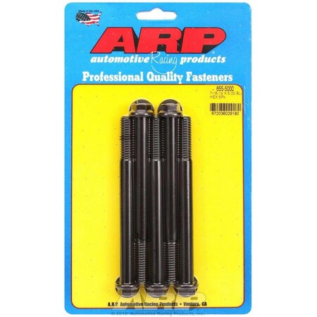 Arp 655-5000 0.44-14 x 5 in. 6-Point Chromoly Steel Bolt Kit, 5 Piece ARP655-5000